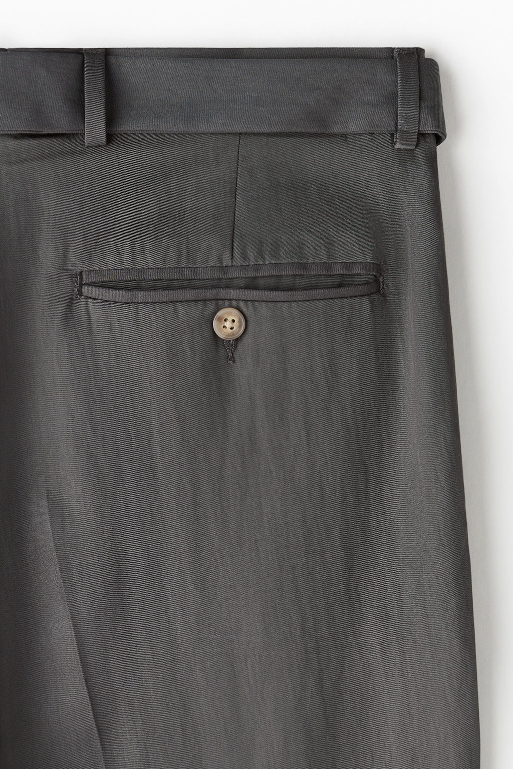 Pantal?n de sarga con cintur?n Regular Fit - H&m фото 3