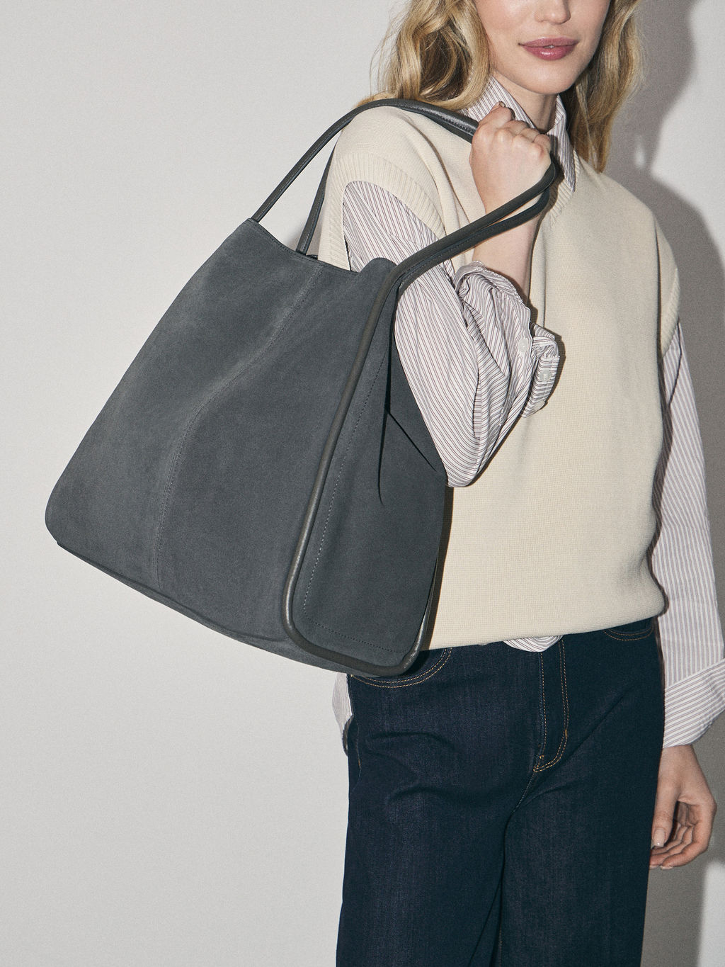 Женский шоппер TENDANCE Артикул 4643168, темно-серый