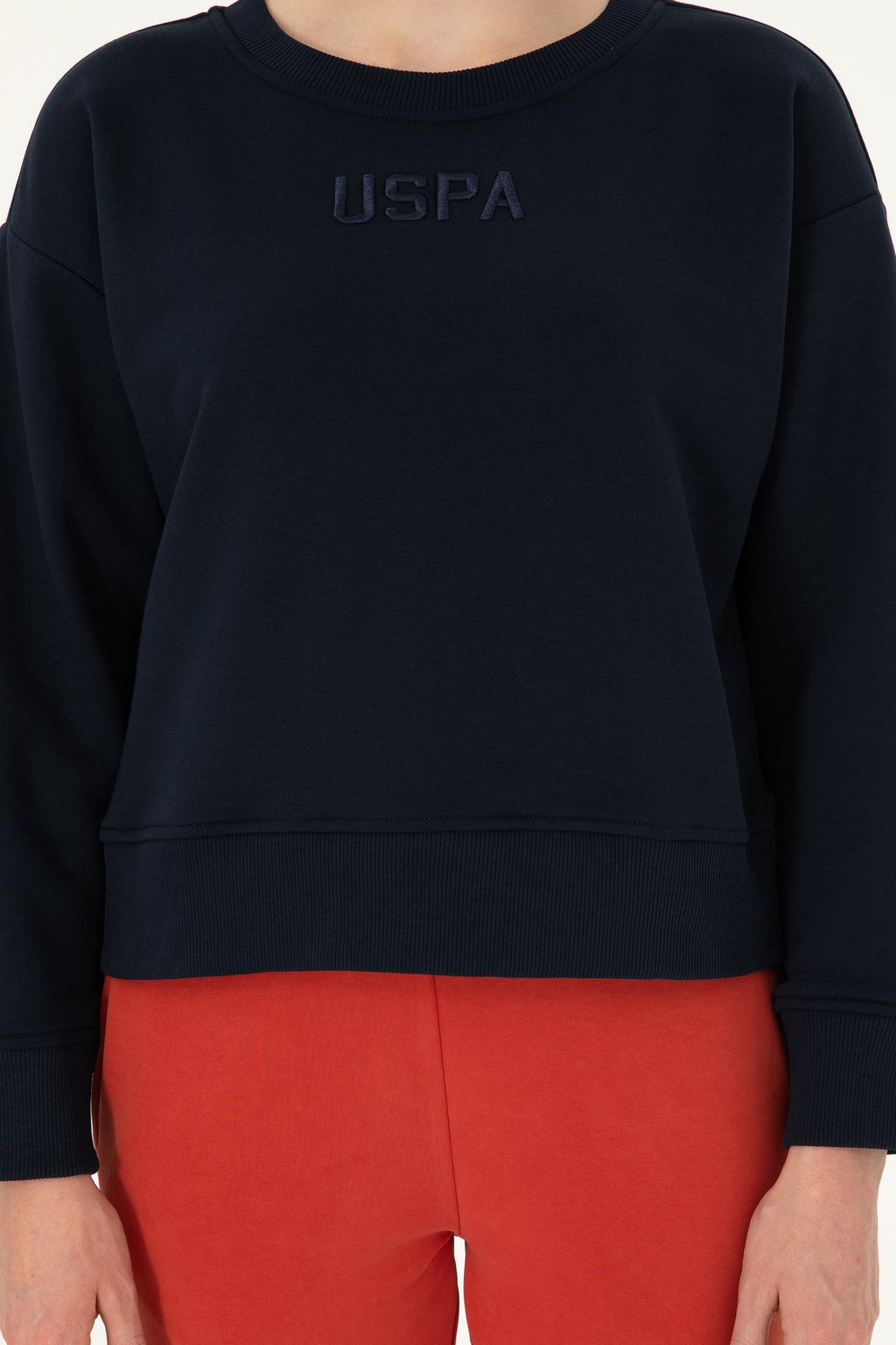 Женский темно-синий свитшот Неожиданная скидка в корзине - U.s. polo assn фото 6