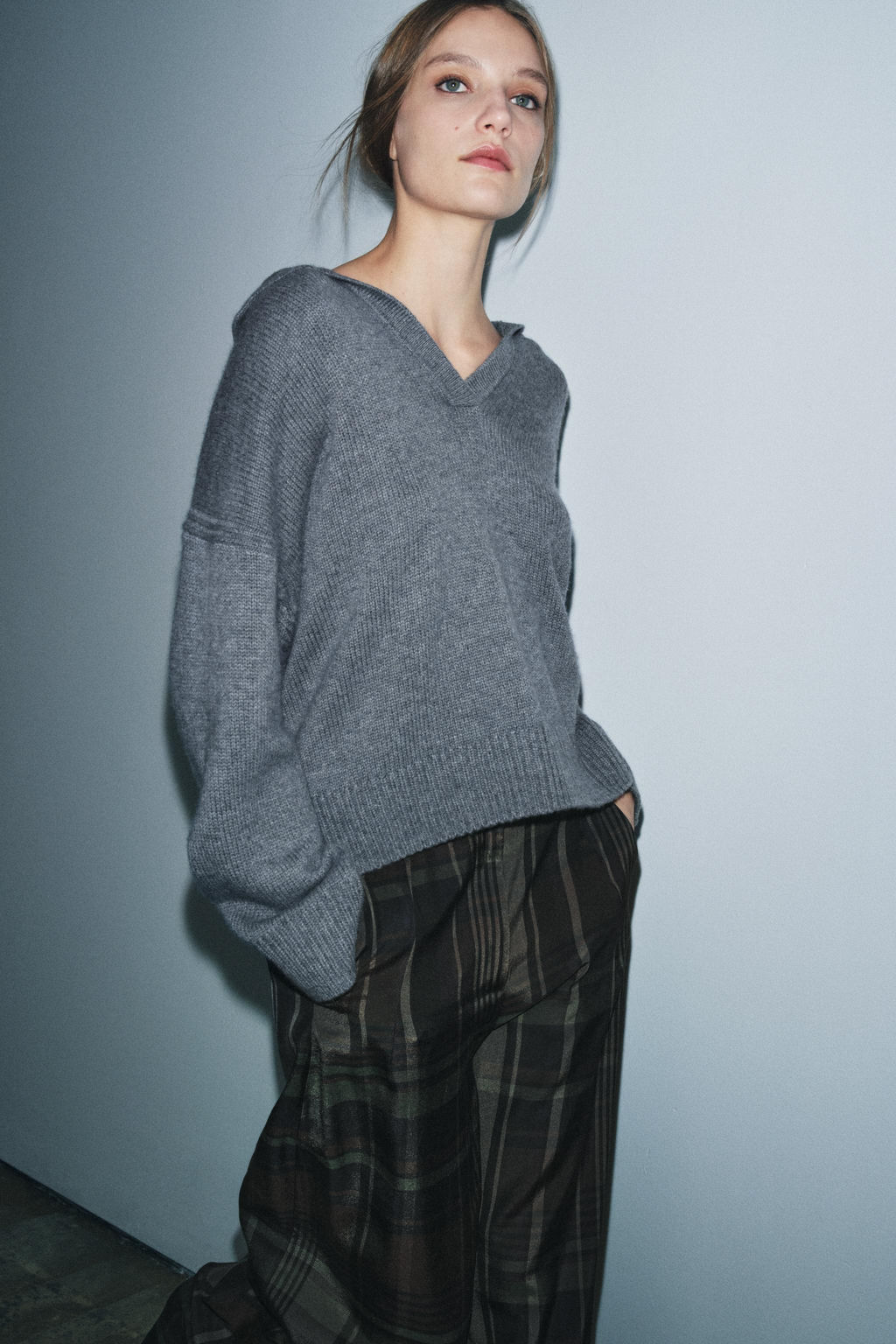 WOOL AND CASHMERE POLO JUMPER - Zara фото 5