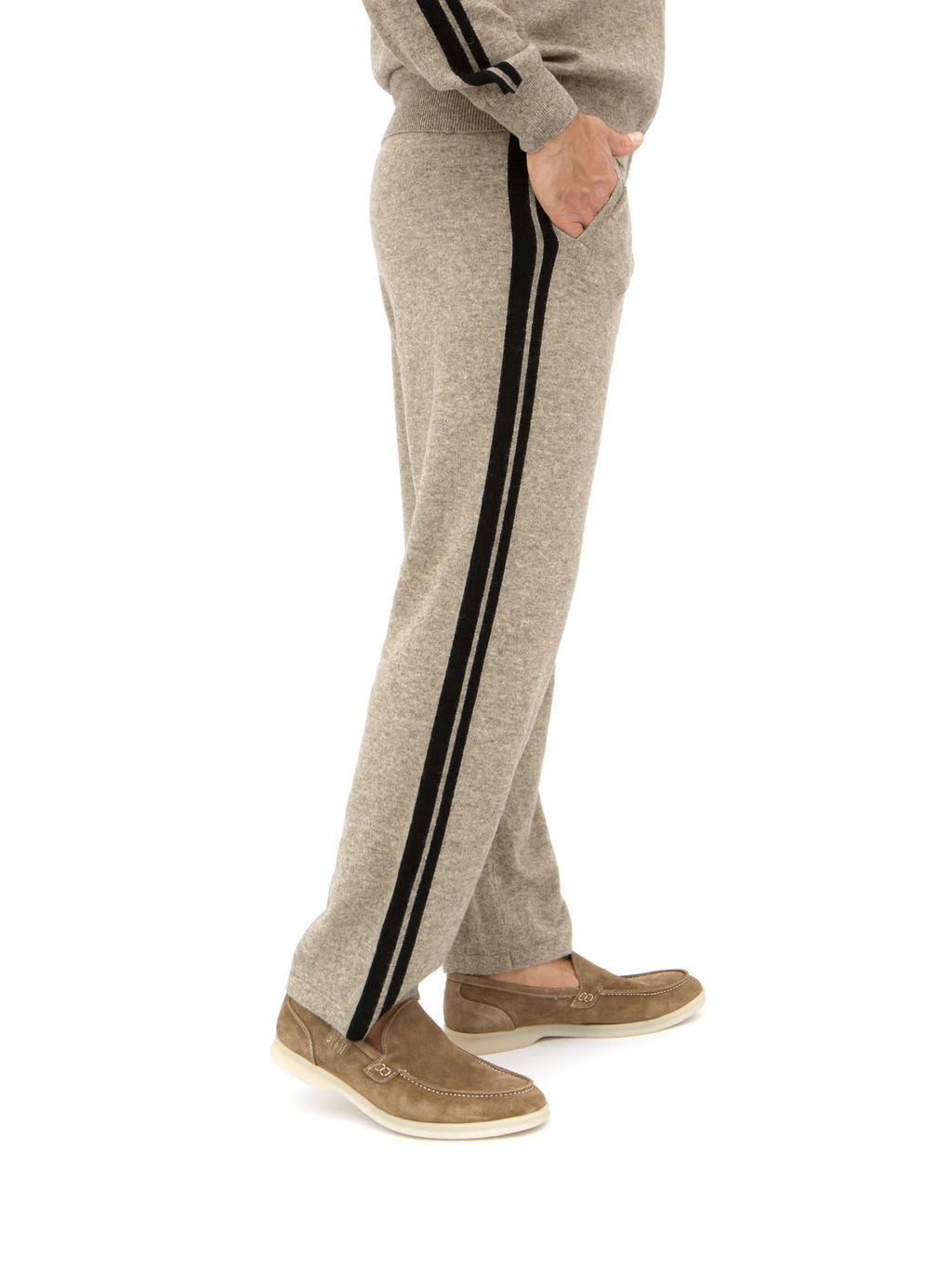 Брюки из пуха яка 05121 серые