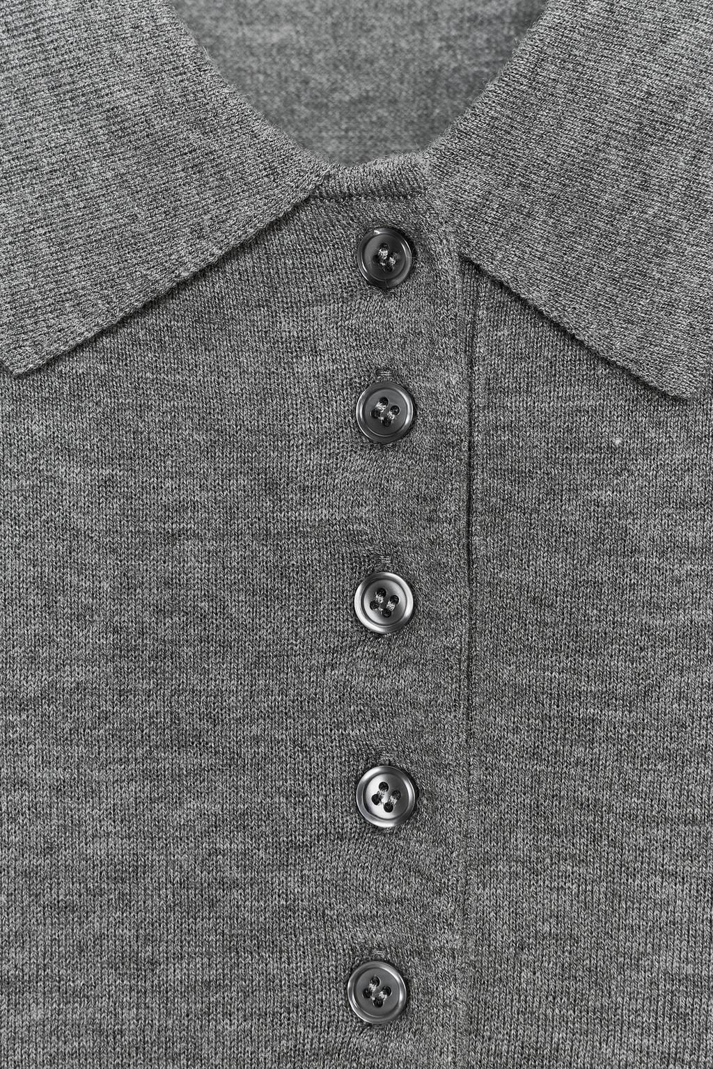 PLAIN KNIT POLO SHIRT - Zara фото 9