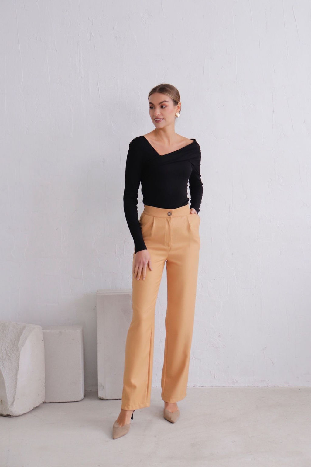 11178 Брюки бежевые - Martichelli фото 8