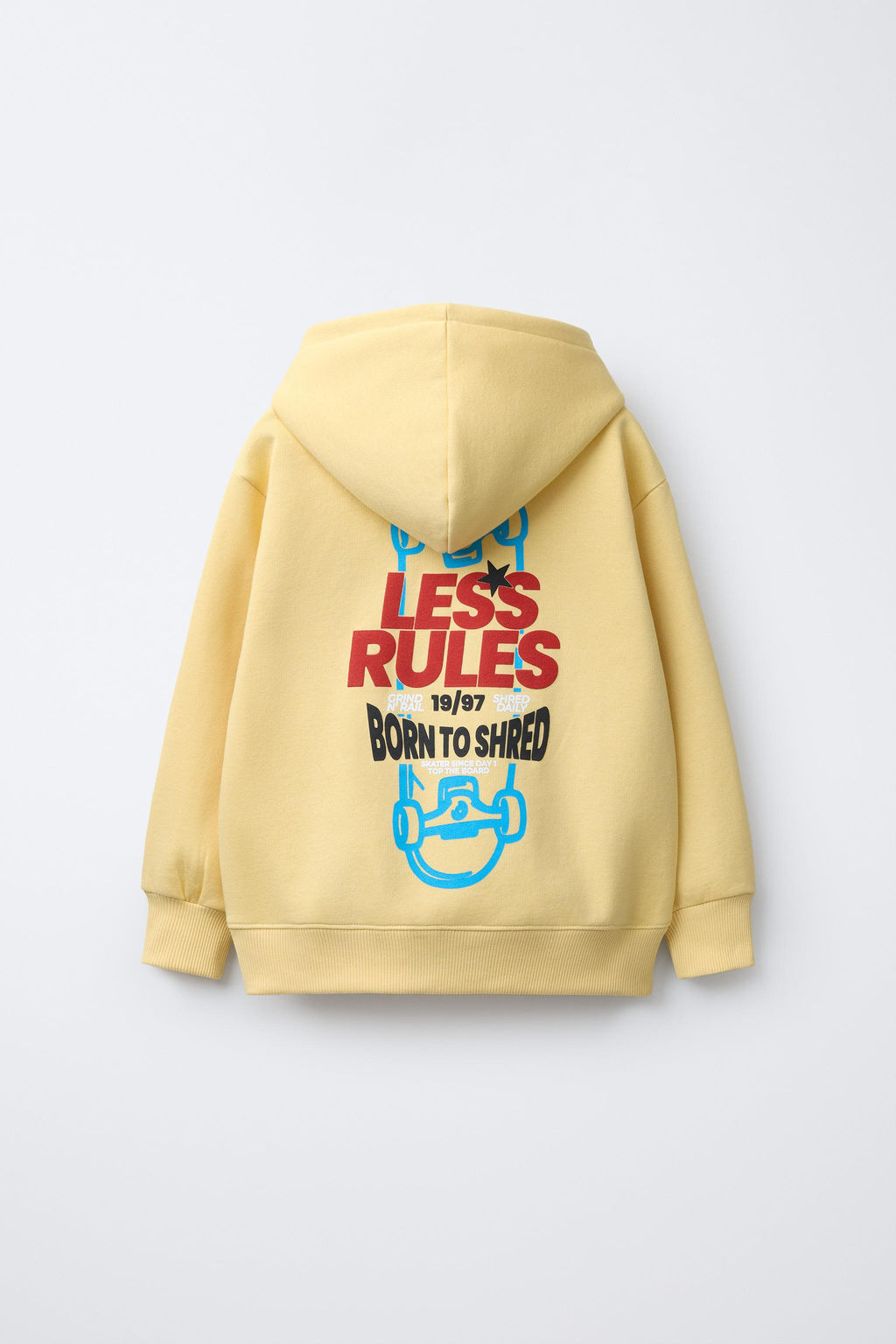 EMBOSSED SKATE HOODIE - Zara фото 2