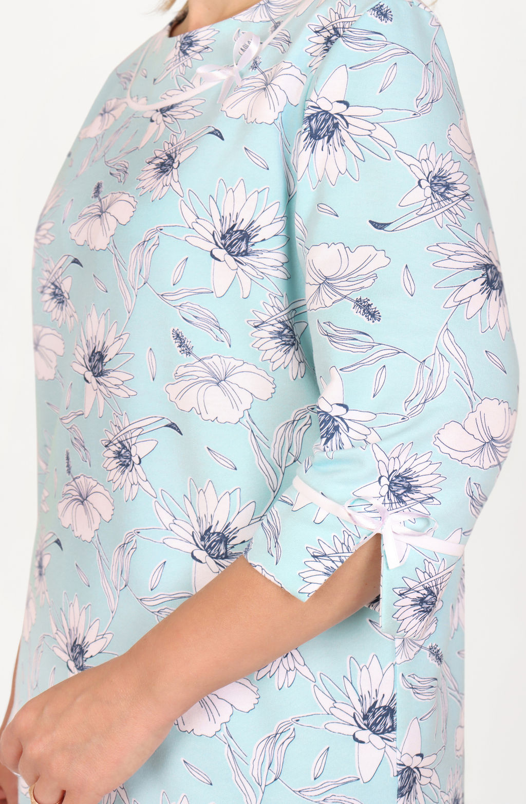 Пижама Ариана П-278 (46-62) футер с начесом - Лотос фото 4