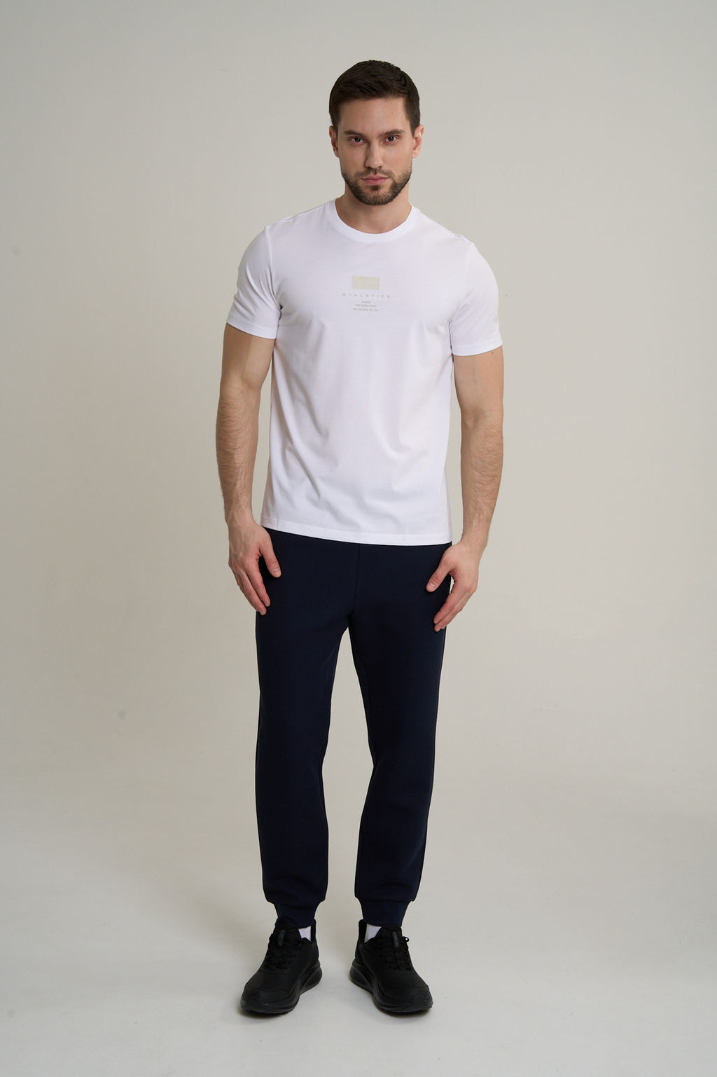 Брюки трикотажные Темно-синий TRN ESSENTIAL Knit Track Pants - Anta фото 2