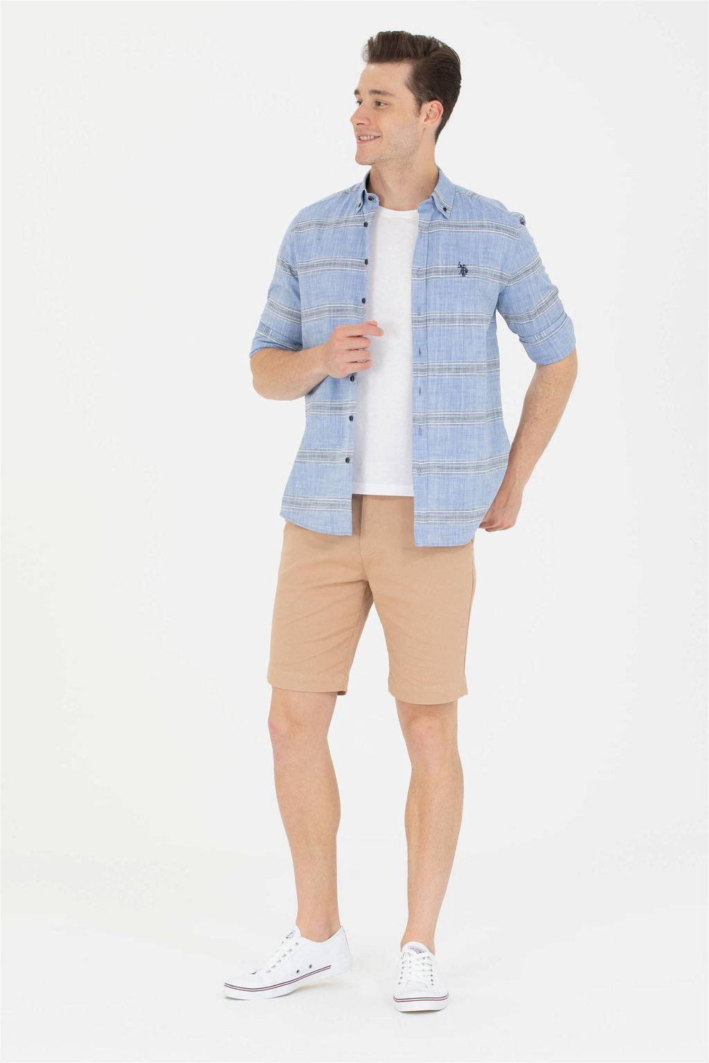 U. S. Polo Assn Мужская рубашка Saks с длинным рукавом - U.s. polo assn фото 11