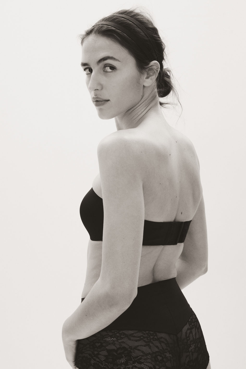 Sujetador bandeau de microfibra con acolchado - H&m фото 9
