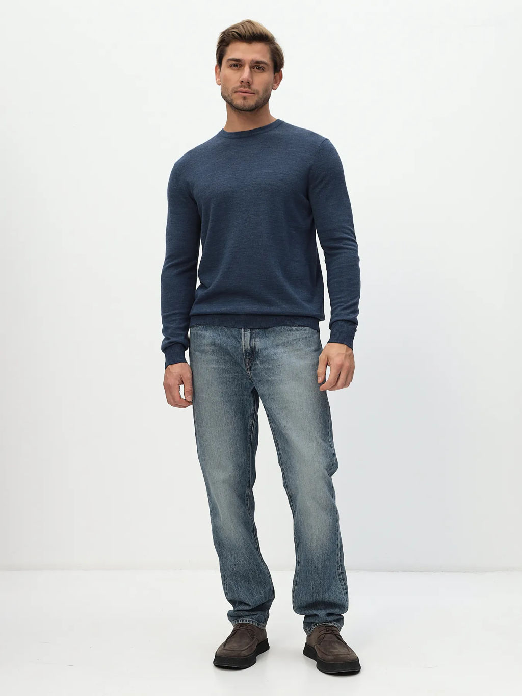 Джемпер мужской GREG G121-CT 195421 (джинс)  фото 5