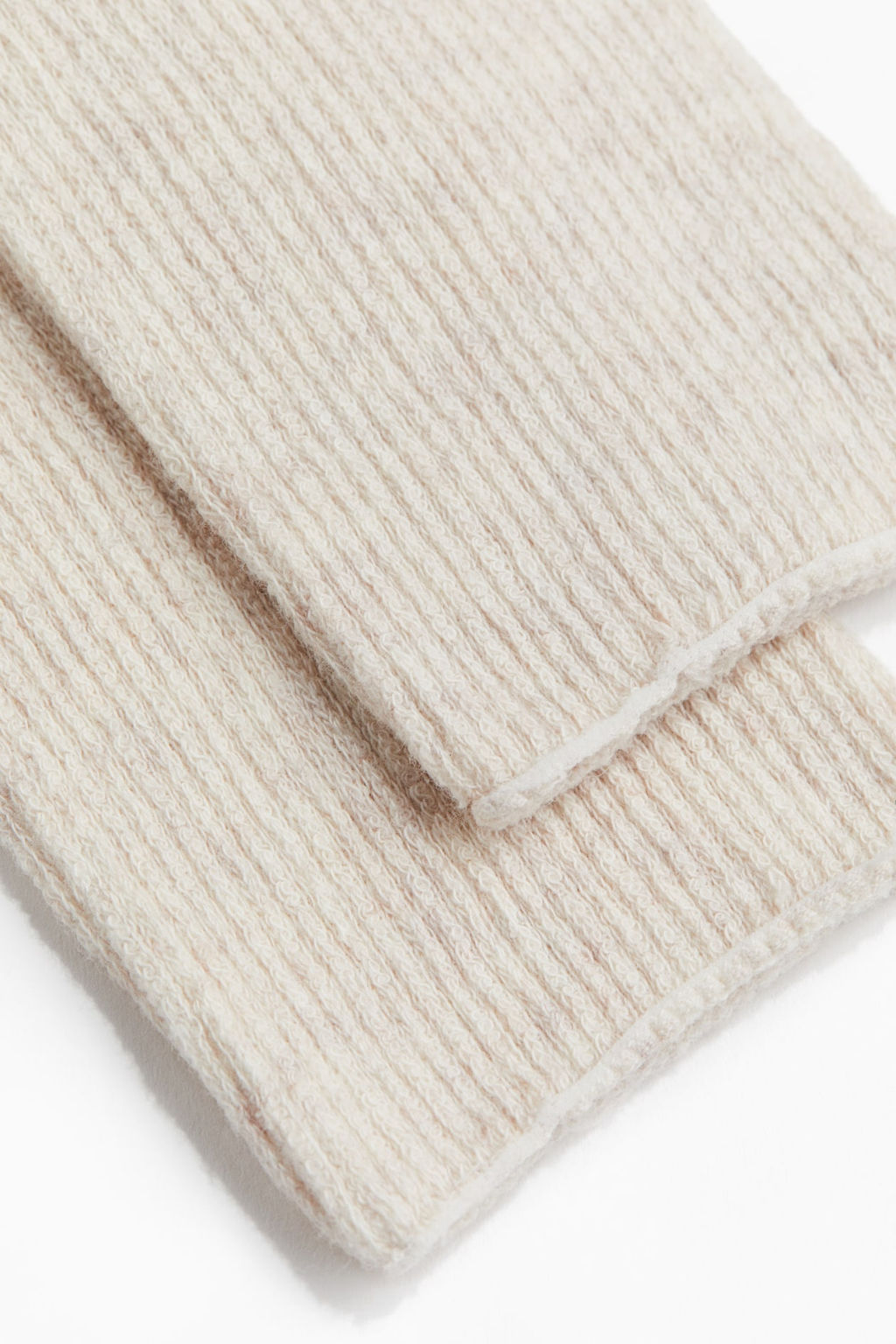 Rib-knit footless tights - H&m фото 2