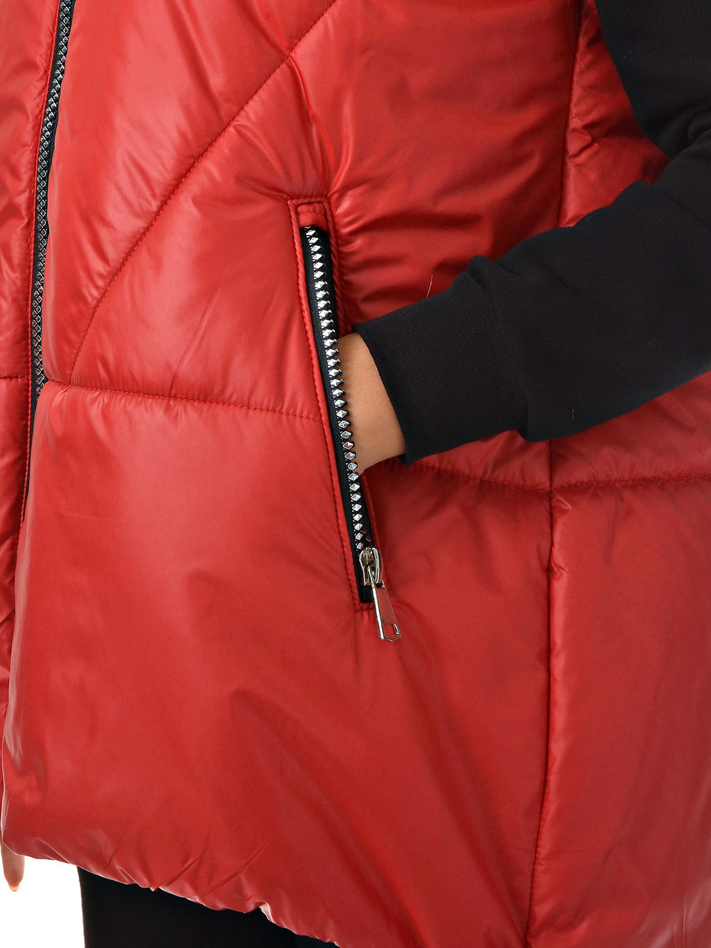 Утепленный жилет  oversize - А+б коллекция фото 14