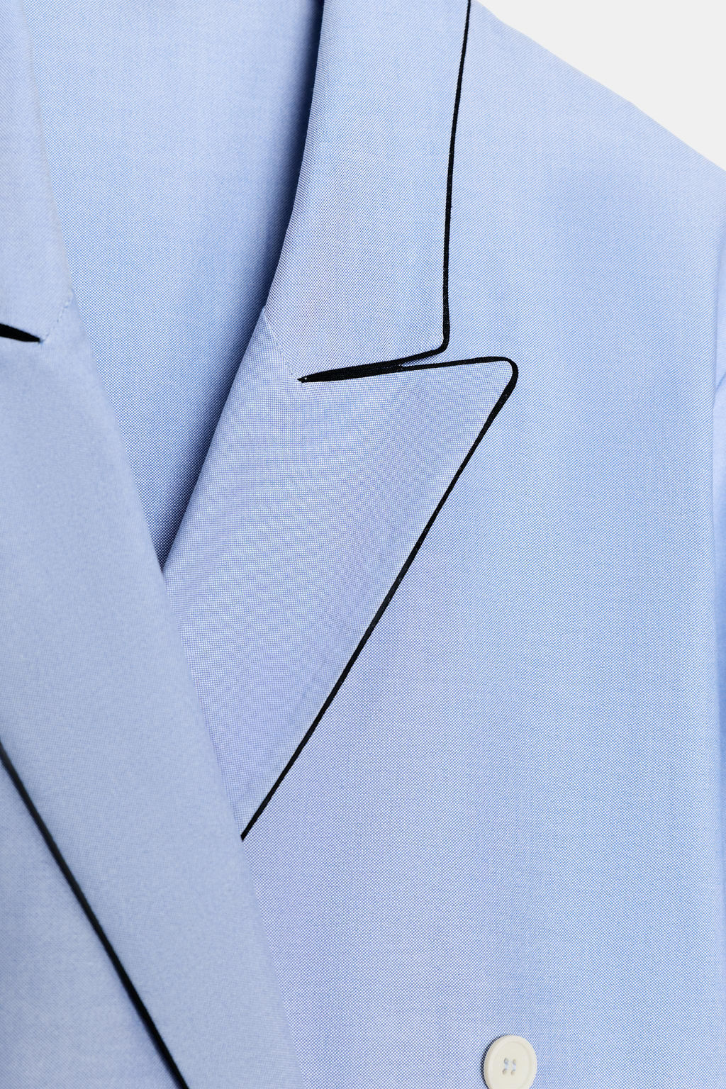 ZW COLLECTION CONTRAST PIPING WRAP SHIRT - Zara фото 9