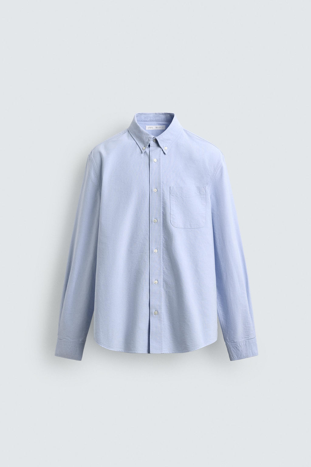 TEXTURED OXFORD SHIRT - Zara фото 8