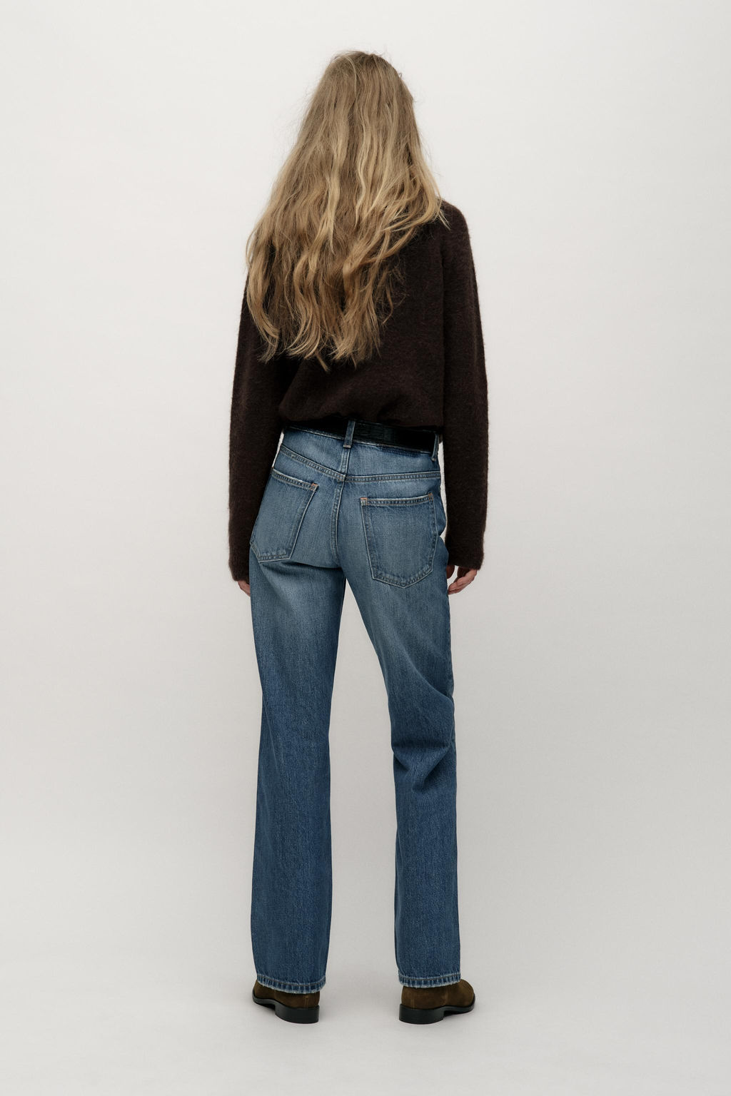 JEANS Z1975 STRAIGHT HIGH WAIST LONG LENGTH - Zara фото 10