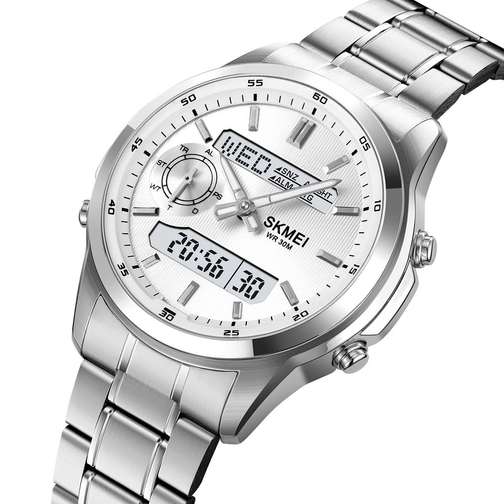 Часы наручные Skmei мужские электронные спортивные 2284silver-silver