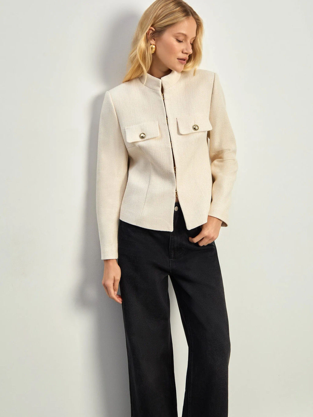 Жакет прямого кроя - Emka фото 2