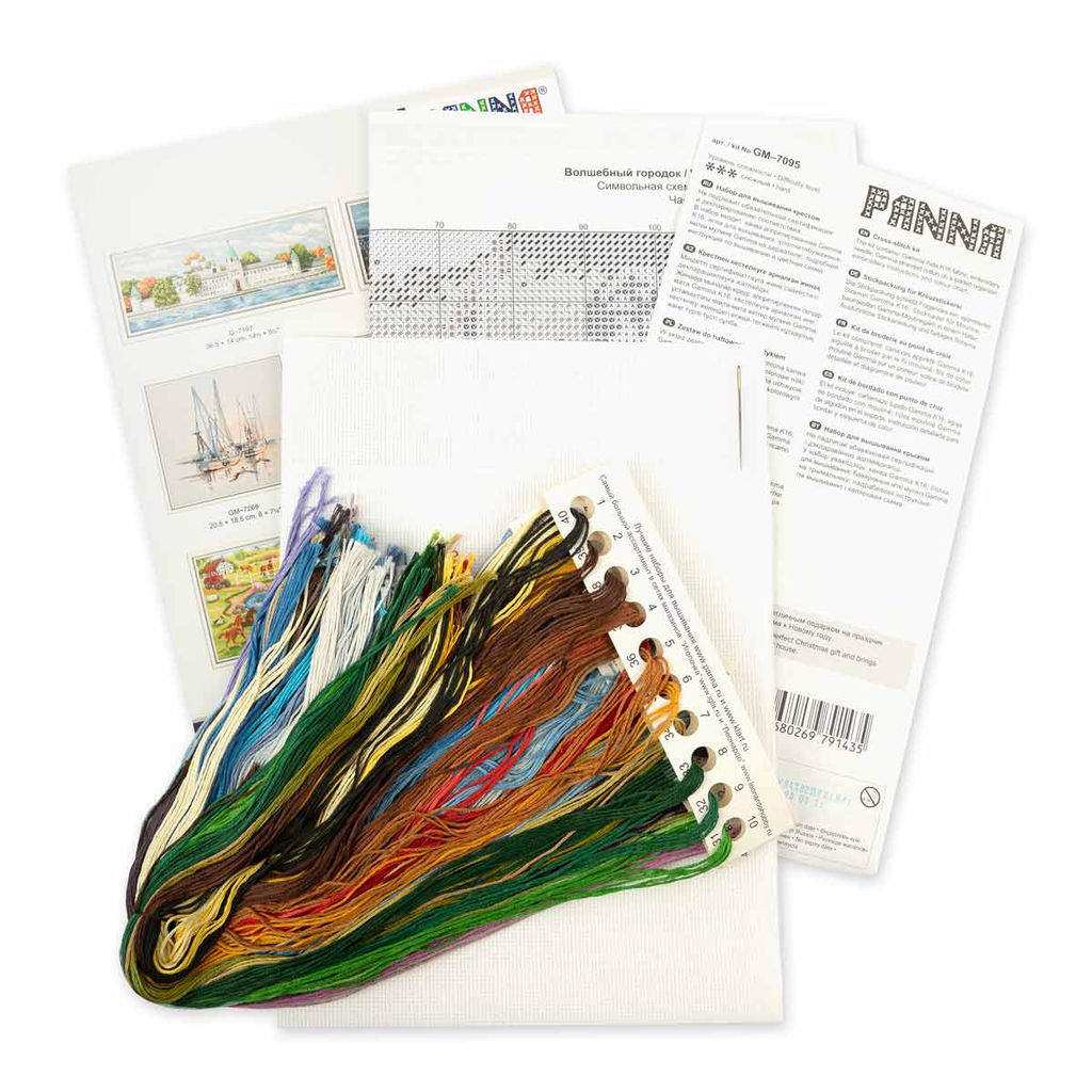 Набор для вышивания PANNA GM-7095 Волшебный городок 38 х 26 см