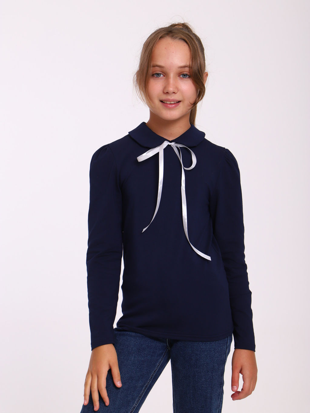 Блузка Вероника белый, БЛ-03-1 От Егорки до Егора фото 2