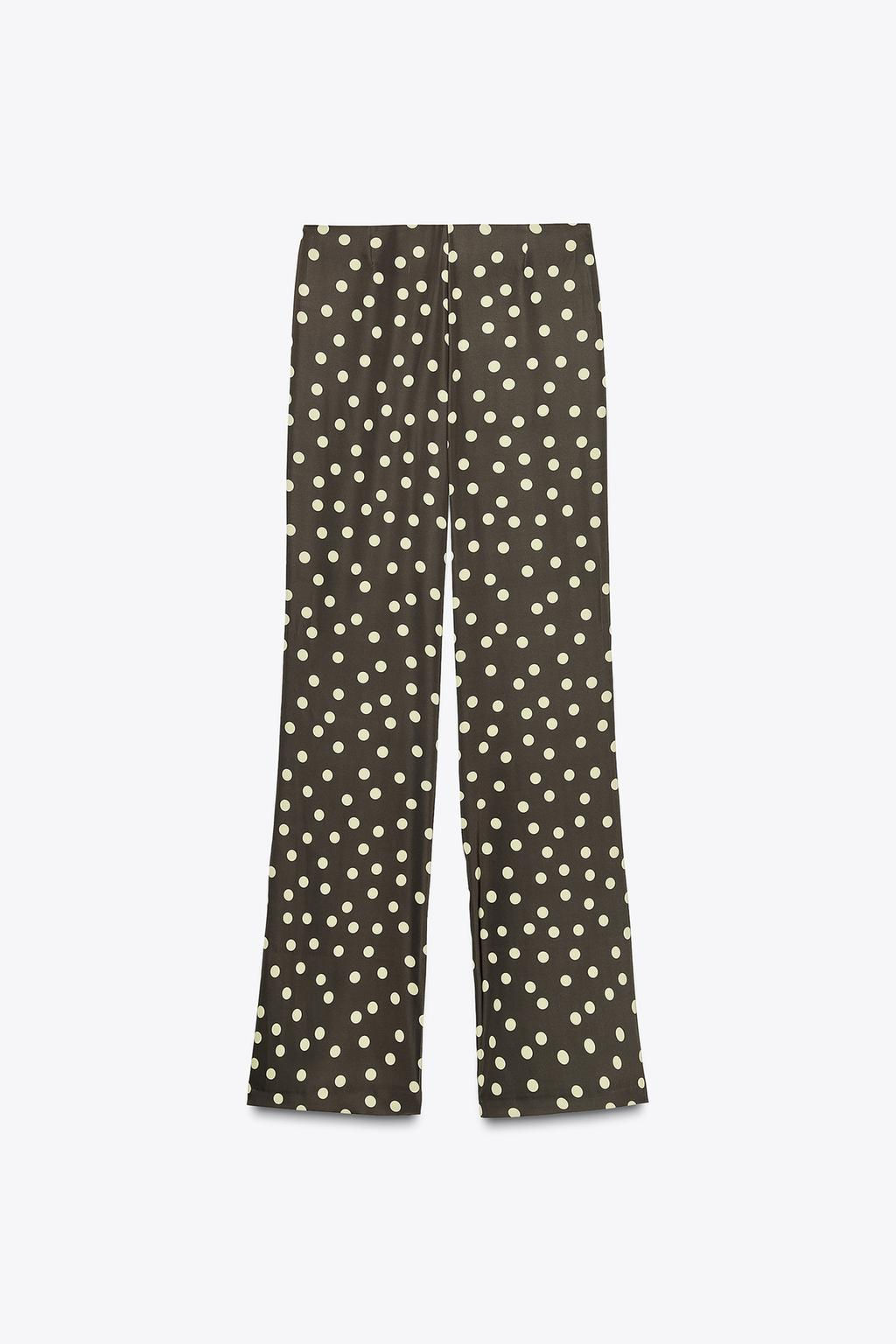 SATIN FLARE TROUSERS - Zara фото 5