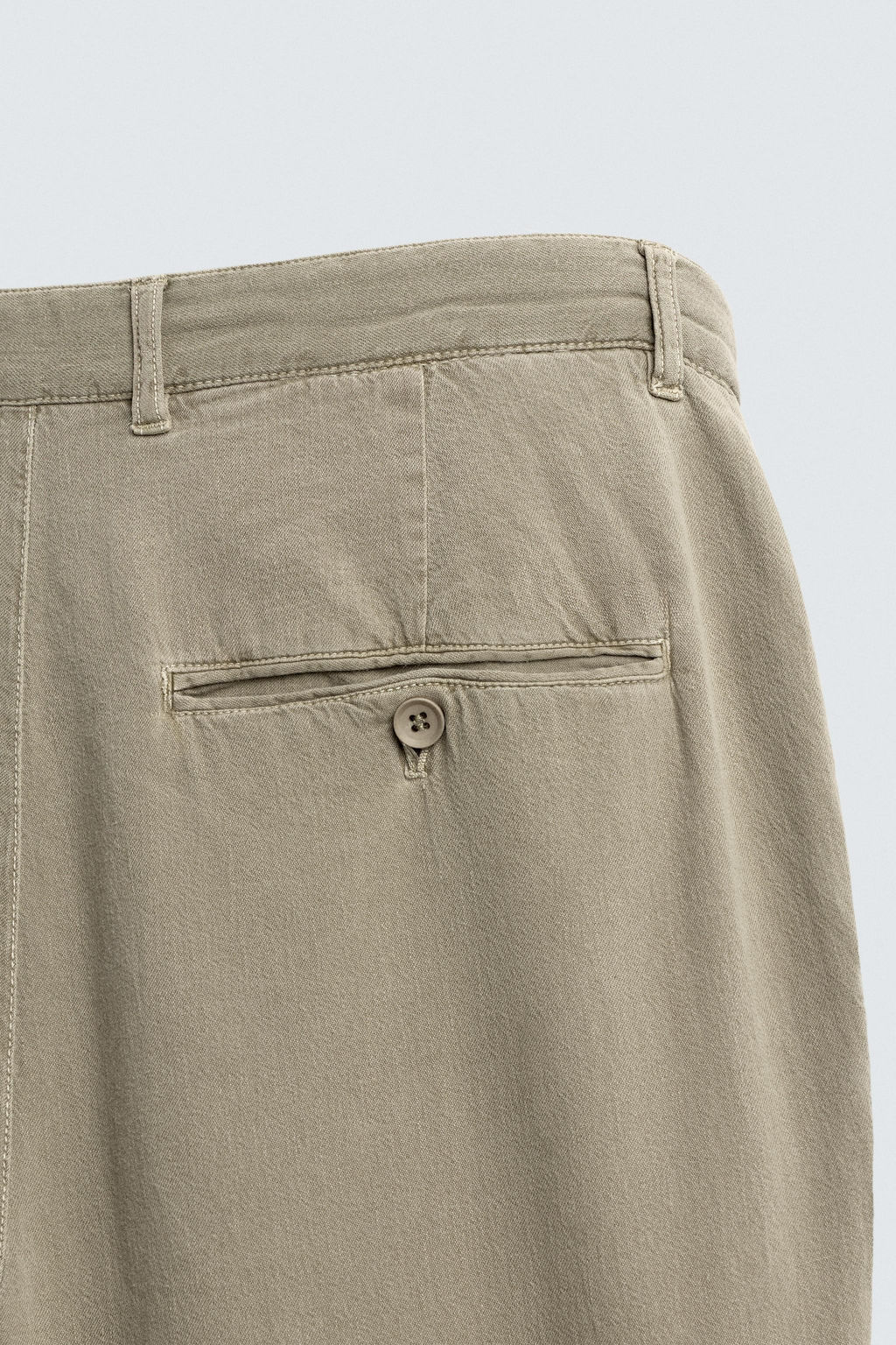 LOOSE-FITTING COTTON/LINEN TROUSERS - Zara фото 9
