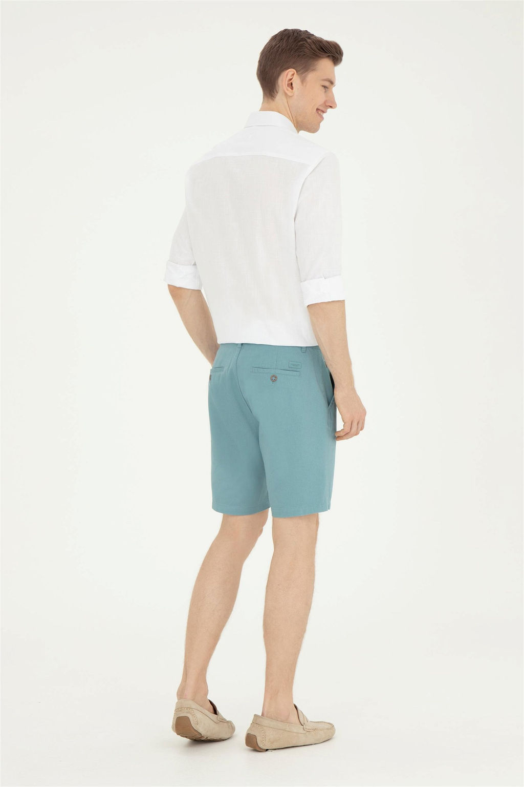 Мужские мятные тканые шорты Неожиданная скидка в корзине - U.s. polo assn фото 4