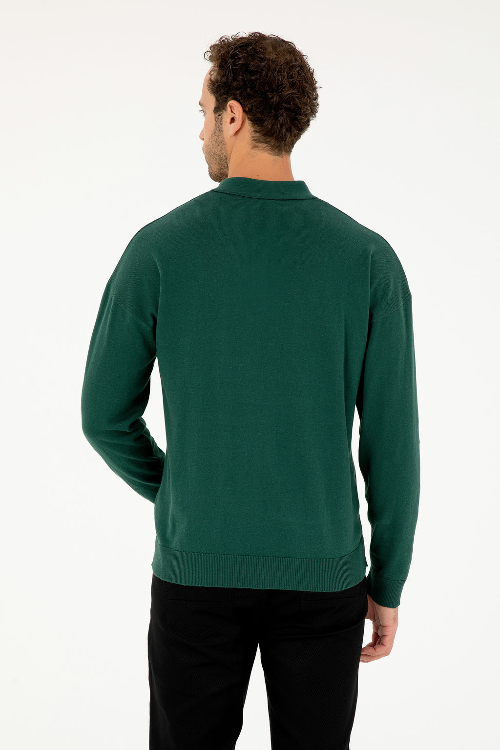 Erkek Koyu YeЕil Basic Kazak - U.s. polo assn фото 5