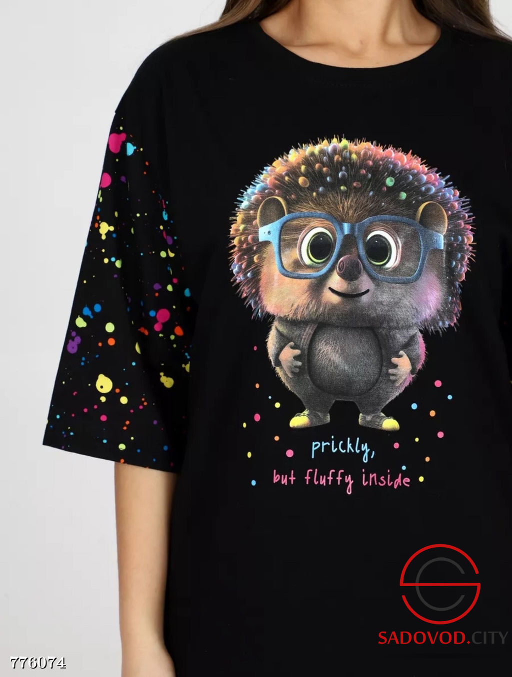 Женская туника с принтом - Bruno фото 10