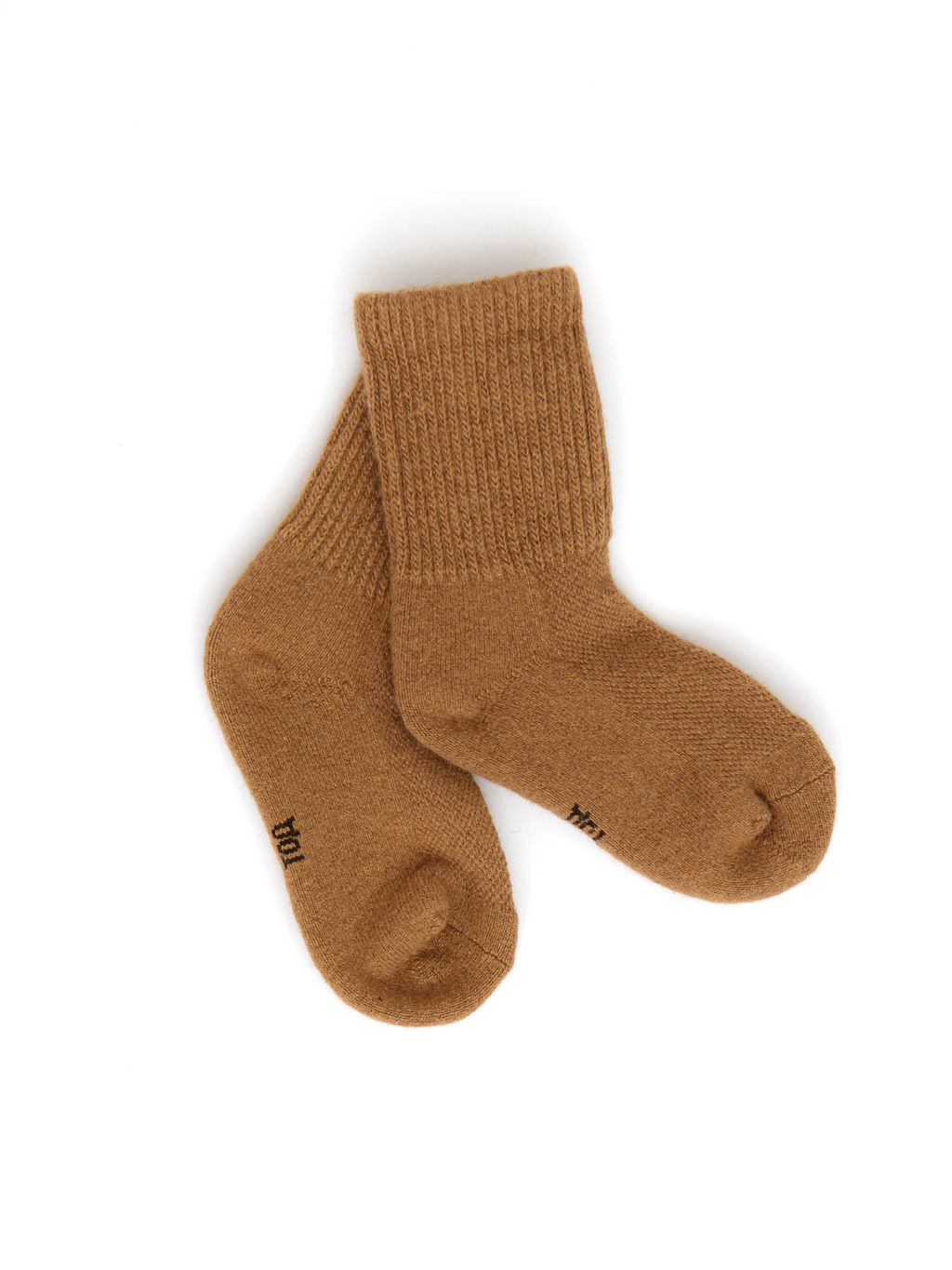 Детские носки из монгольской шерсти рыжие - Bodio's фото 3