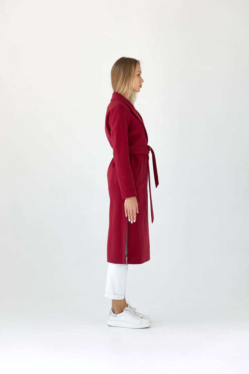 Пальто женское демисезонное 21820 (кремовый) - Kankan фото 31