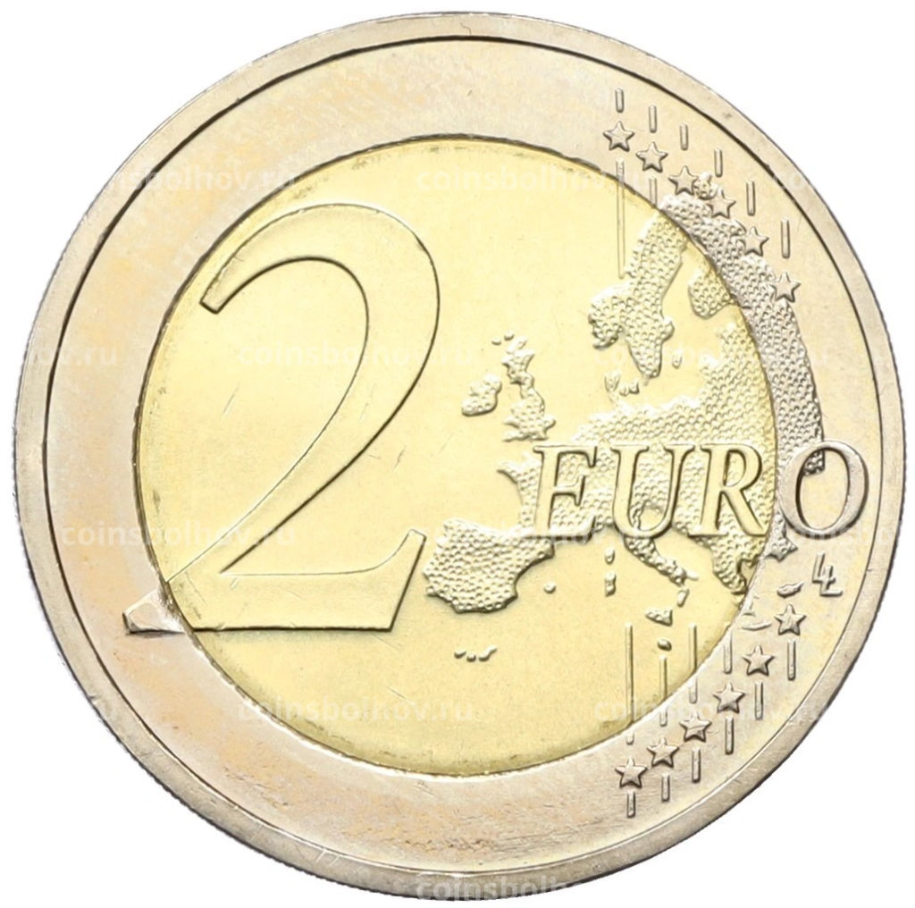 2 евро 2015 года G Германия Федеральные земли Германии  Гессен (Церковь Святого Павла во Франкфурт-на-Майне)