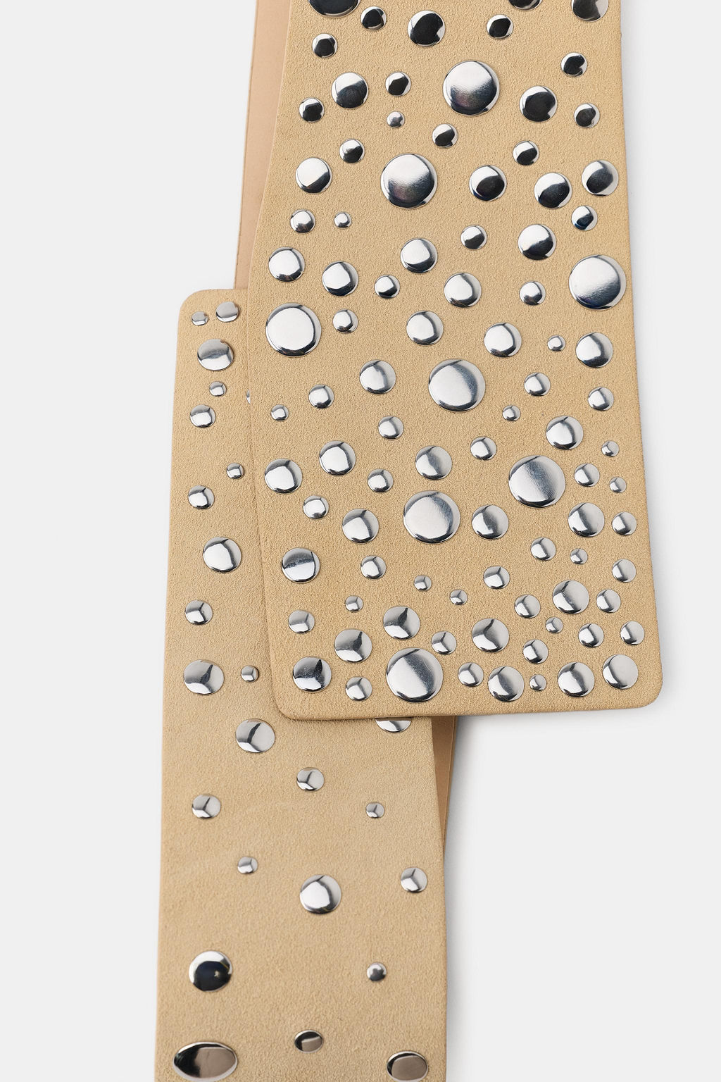 CINTUR?N FAJ?N PIEL 100% TACHAS / Amarillo claro - Zara фото 8