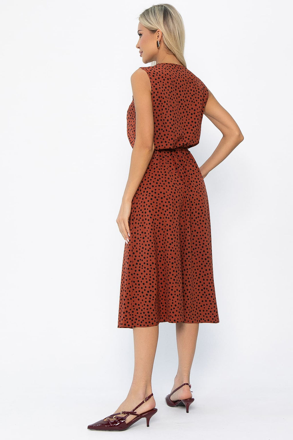 Платье Поцелуй солнца (терракот) П13902-19М