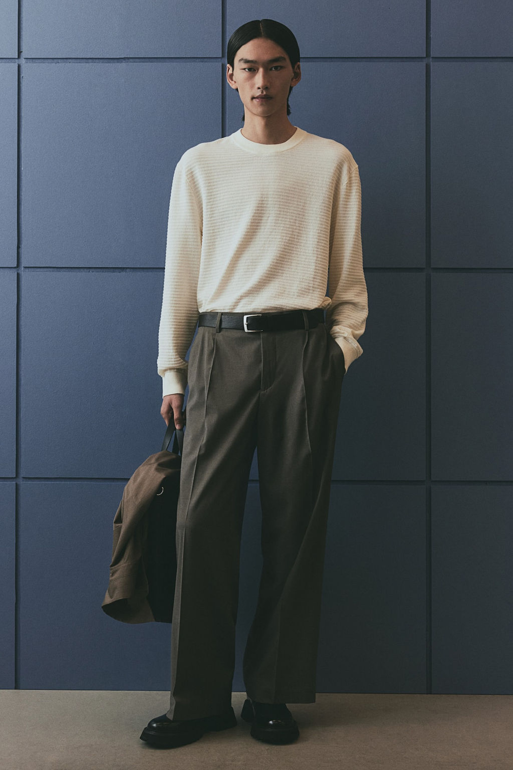 Jersey en punto con textura Regular Fit - H&m фото 2