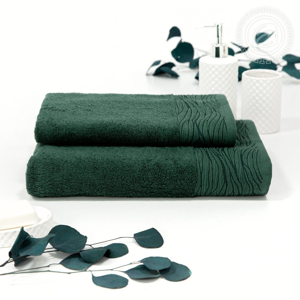 Полотенце махровое Модерн (оливковый) 50*90/1 шт. - 50*90 Махровые полотенца Арт Дизайн (Узбекистан)