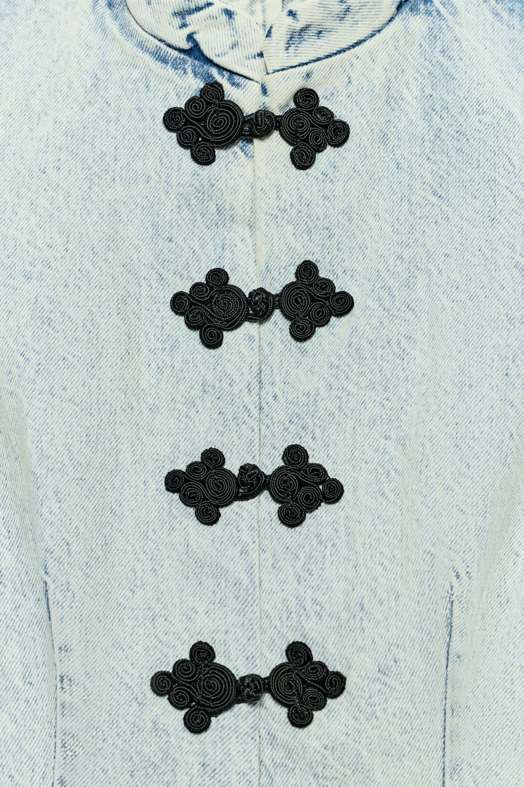 CHALECO DENIM ALAMARES ZW COLLECTION / Azul claro - Zara фото 6