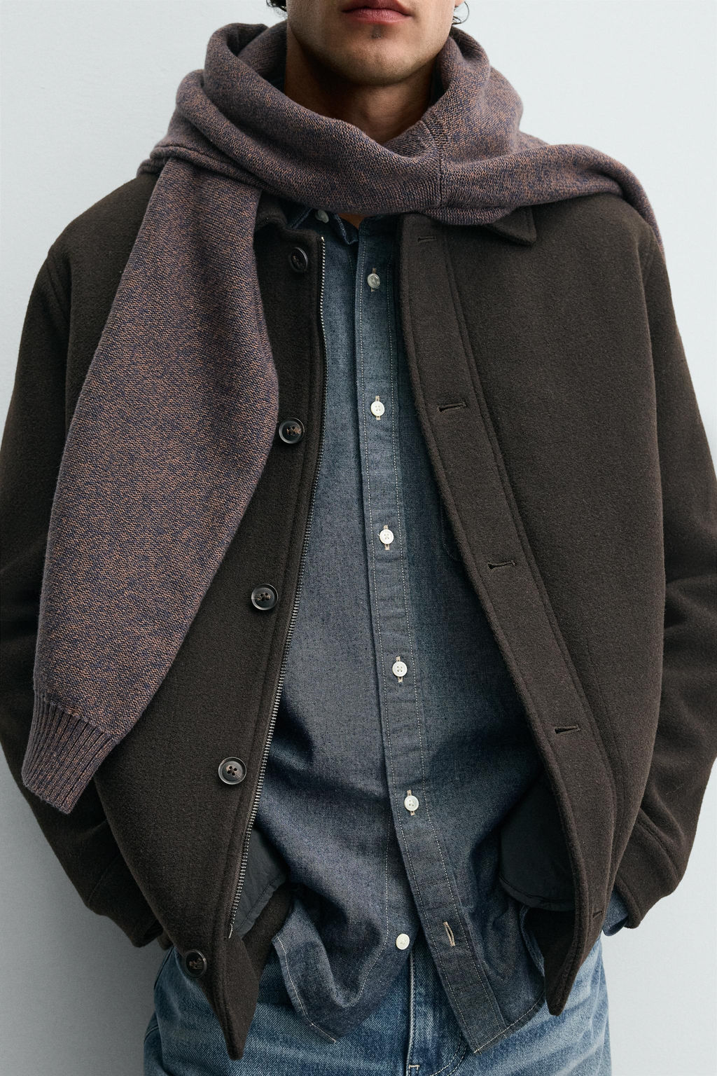 JACKET WITH DETACHABLE LINING - Zara фото 7