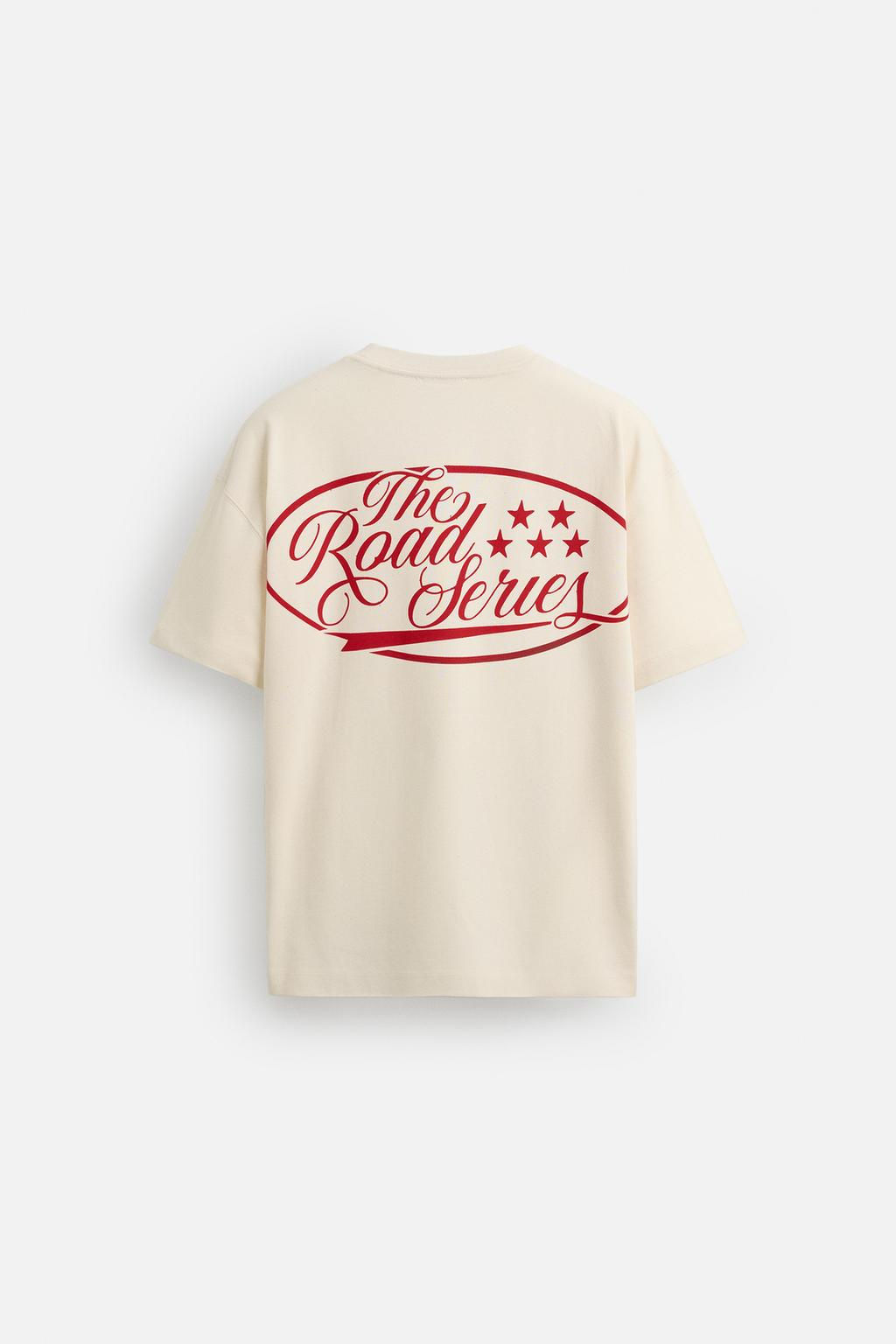 CONTRAST PRINT T-SHIRT - Zara фото 9