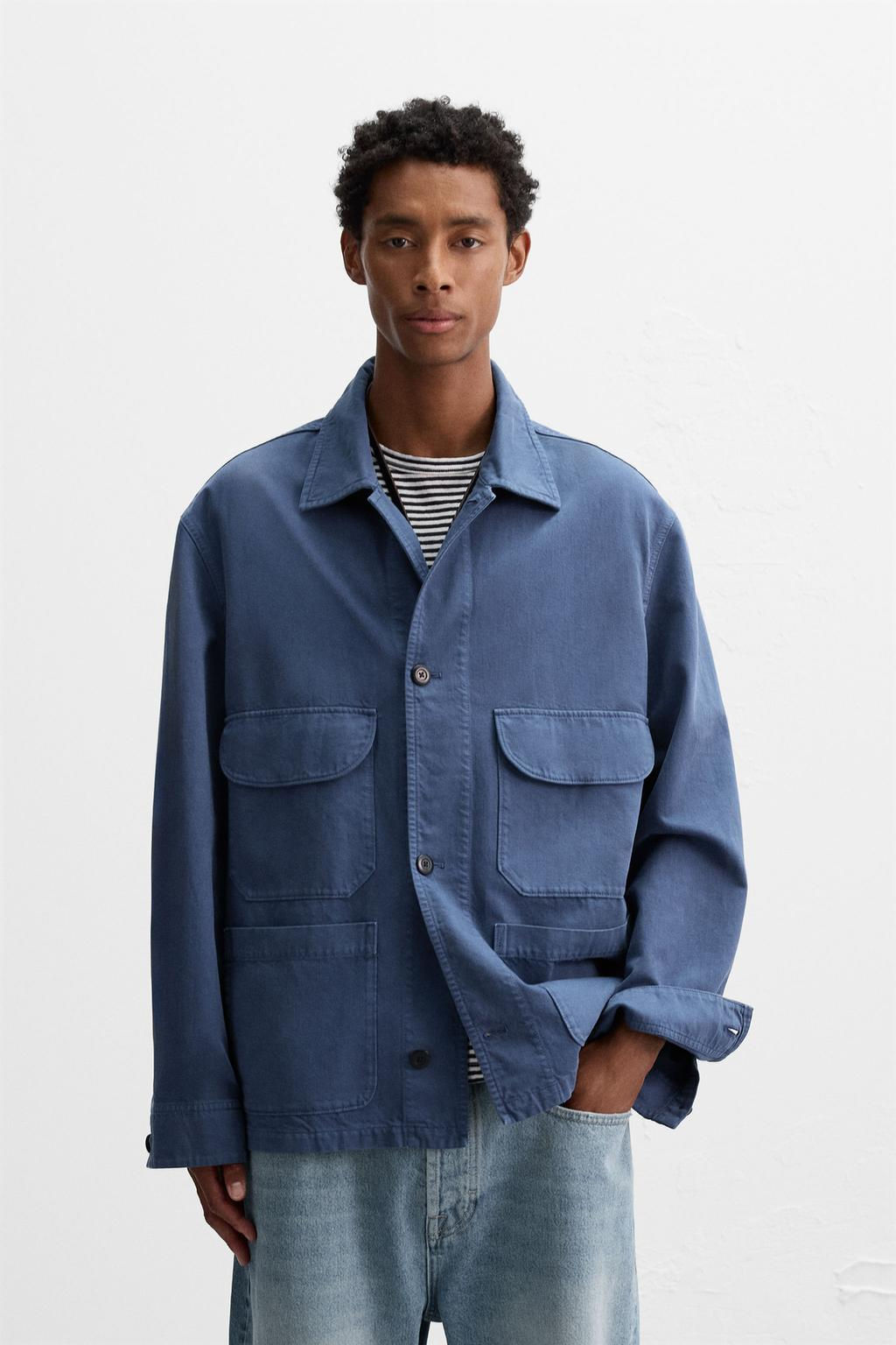 WASHED POCKET JACKET - Zara фото 2