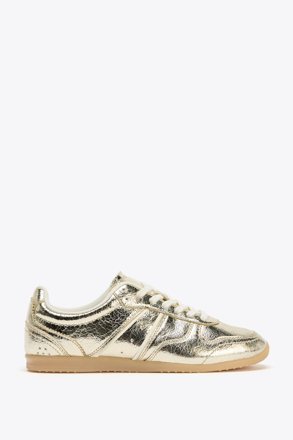 METALLIC-EFFECT TRAINERS - Zara фото 14