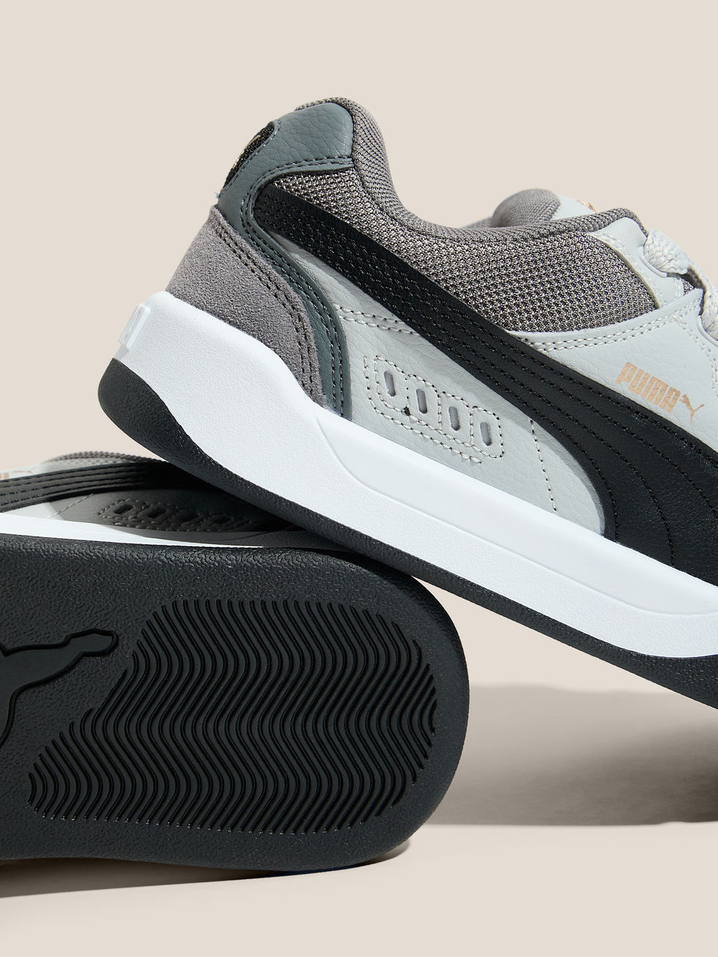 Детские кеды PUMA Park Lifestyle SK8 Jr Артикул 4588651, светло-серый