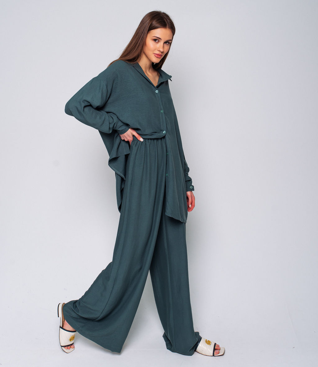 Костюм #ОБШ1342, серо-зелёный - Dommod фото 3