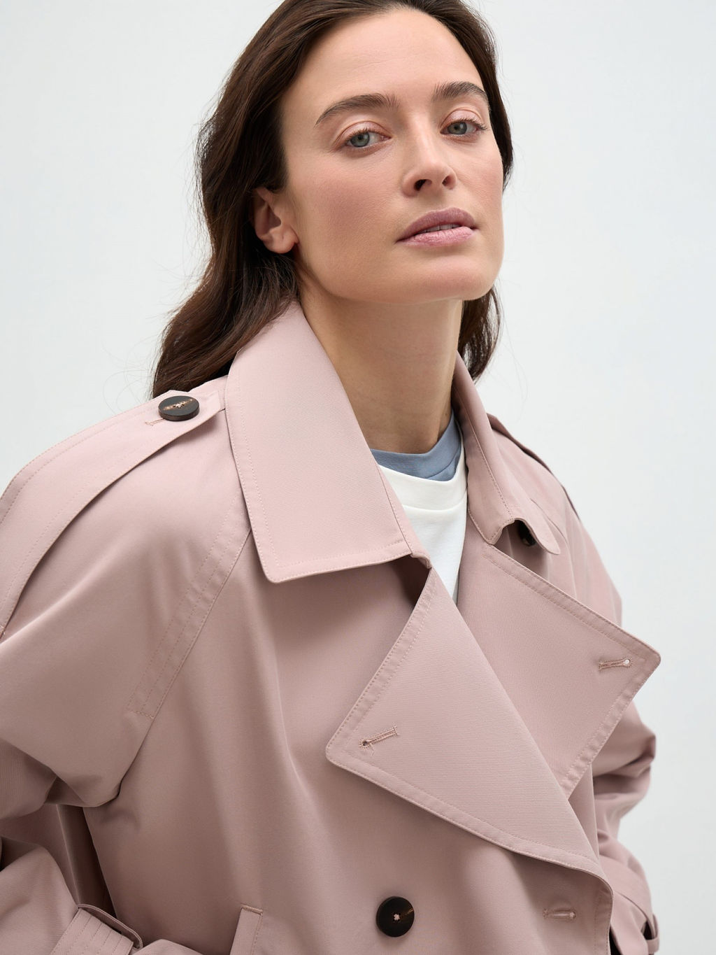 Conso/SS 240126 - peach Тренч женский