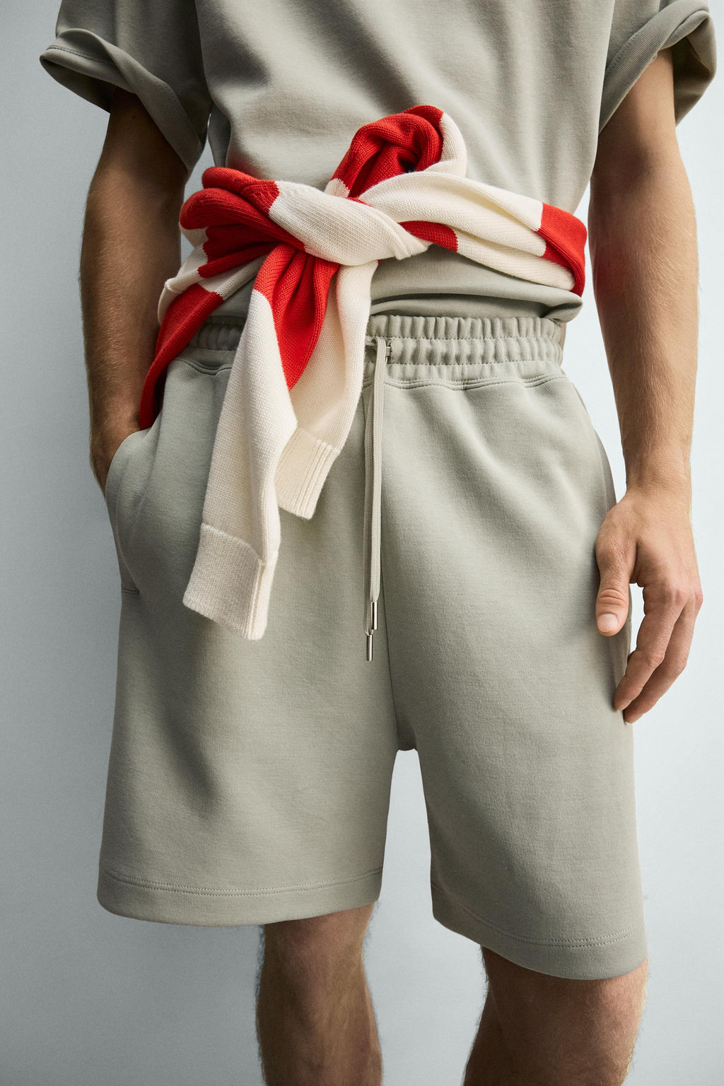 BERMUDA DENIM BAGGY FIT / Azul - Zara фото 5