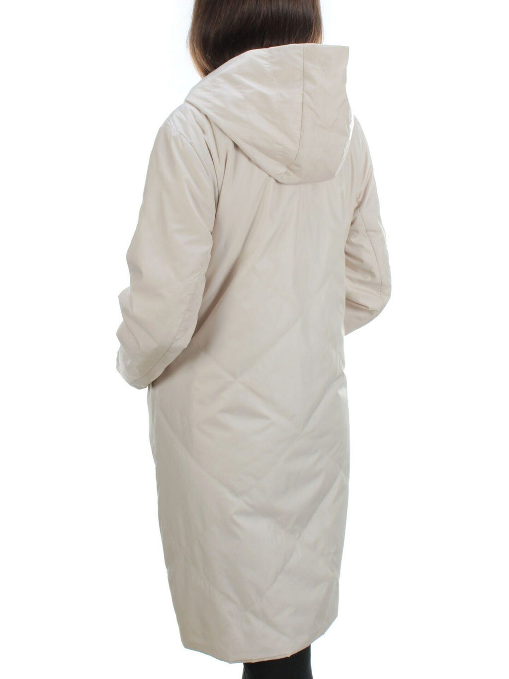 22098 MILK Куртка демисезонная двухсторонняя женская (80 гр. синтепон) - Фабричный китай фото 4