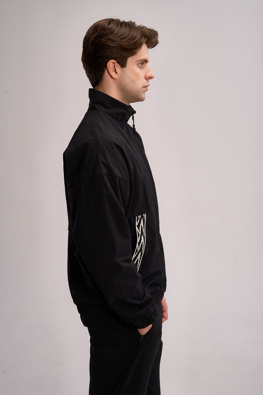 Куртка Черный KAI Mercerized Velvet Jacket - Anta фото 14