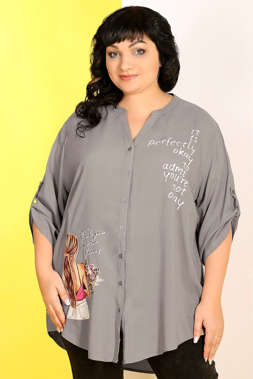 Туника серая