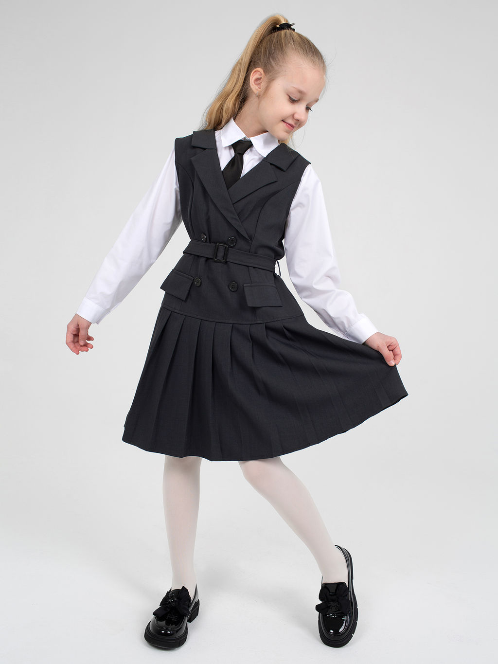 Сарафан для девочек - Синий мир фото 7