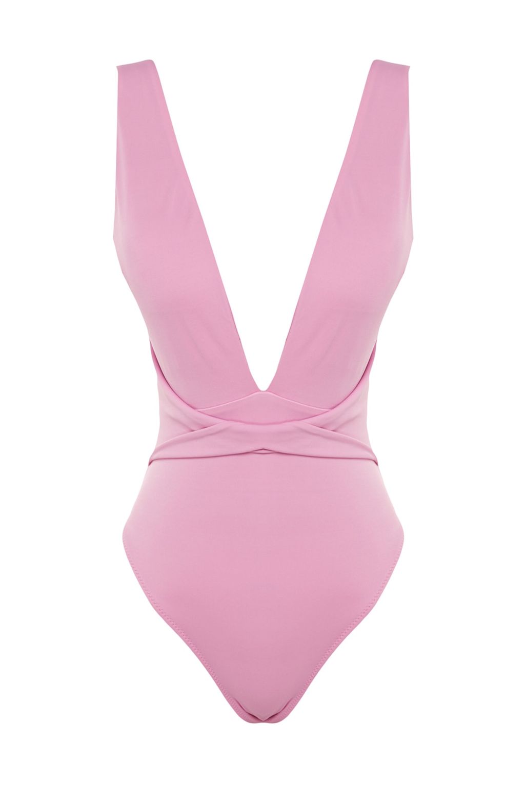 S?klamen Derin Dekolteli Dugumlu Normal Paca Mayo TBESS23MA00364