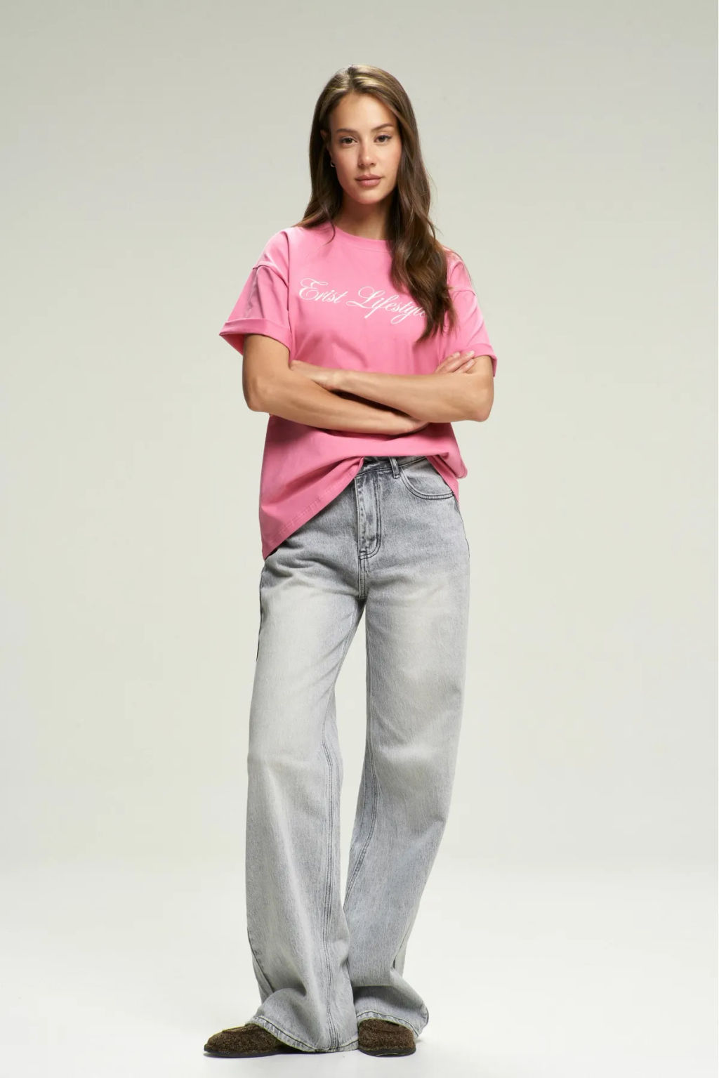 Футболка с вышивкой ERIST Pink - Erist store фото 2