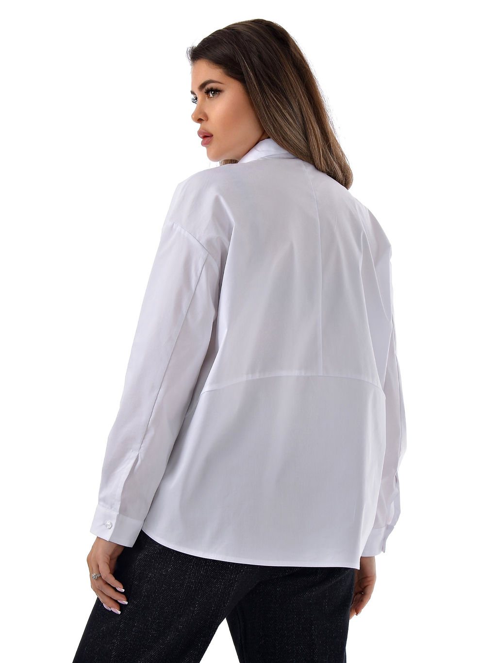 Базовая белая рубашка - А+б коллекция фото 5